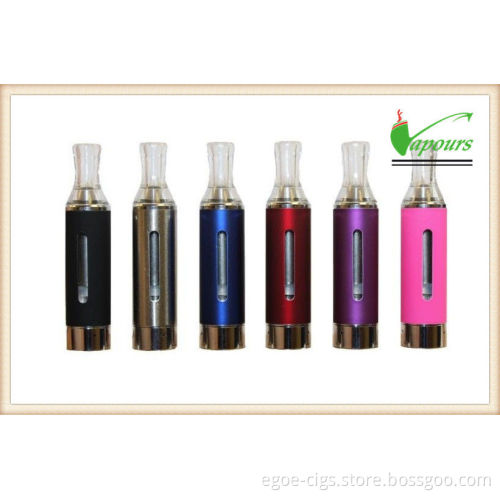 Yellow Metal E Cigarette Atomizer , Wickless 800 Puffs Evod Bcc